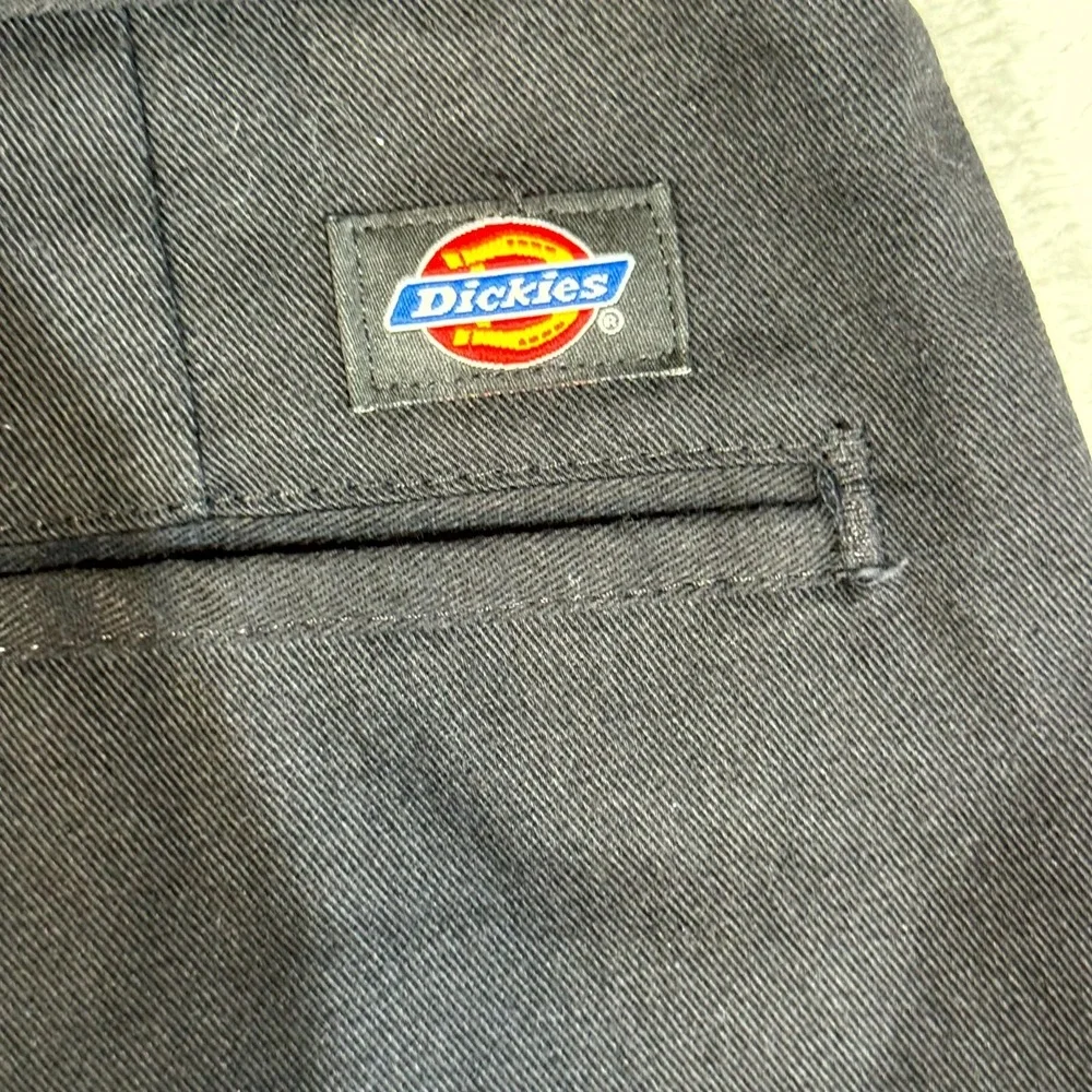 Dickies Work Pants Mens 40x32 Black High Rise Straight Original Workwear